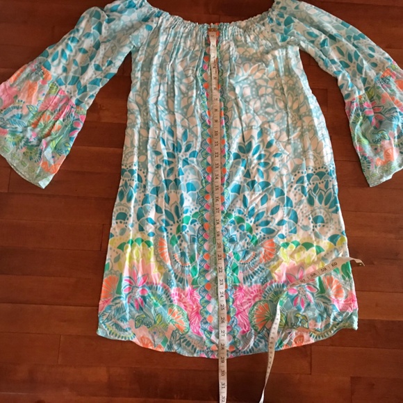 Lilly Pulitzer Nevie Off the Shoulder Dress Size Small - Picture 5 of 8